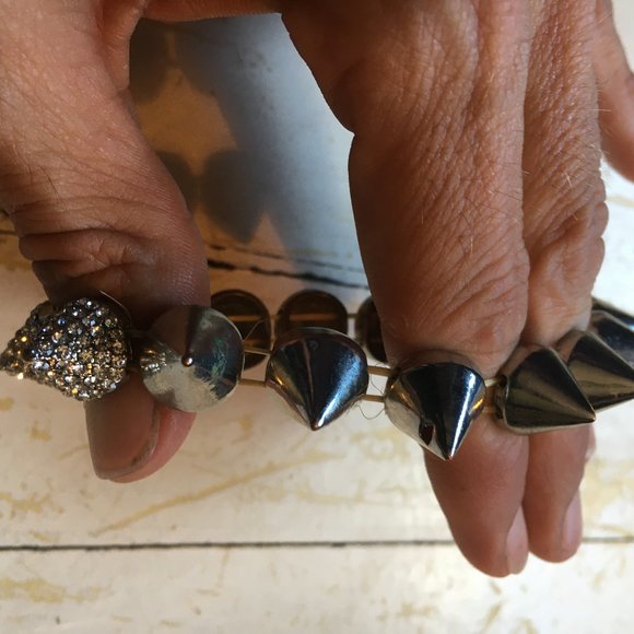 Silver Stud Bracelet - Picture 4 of 5